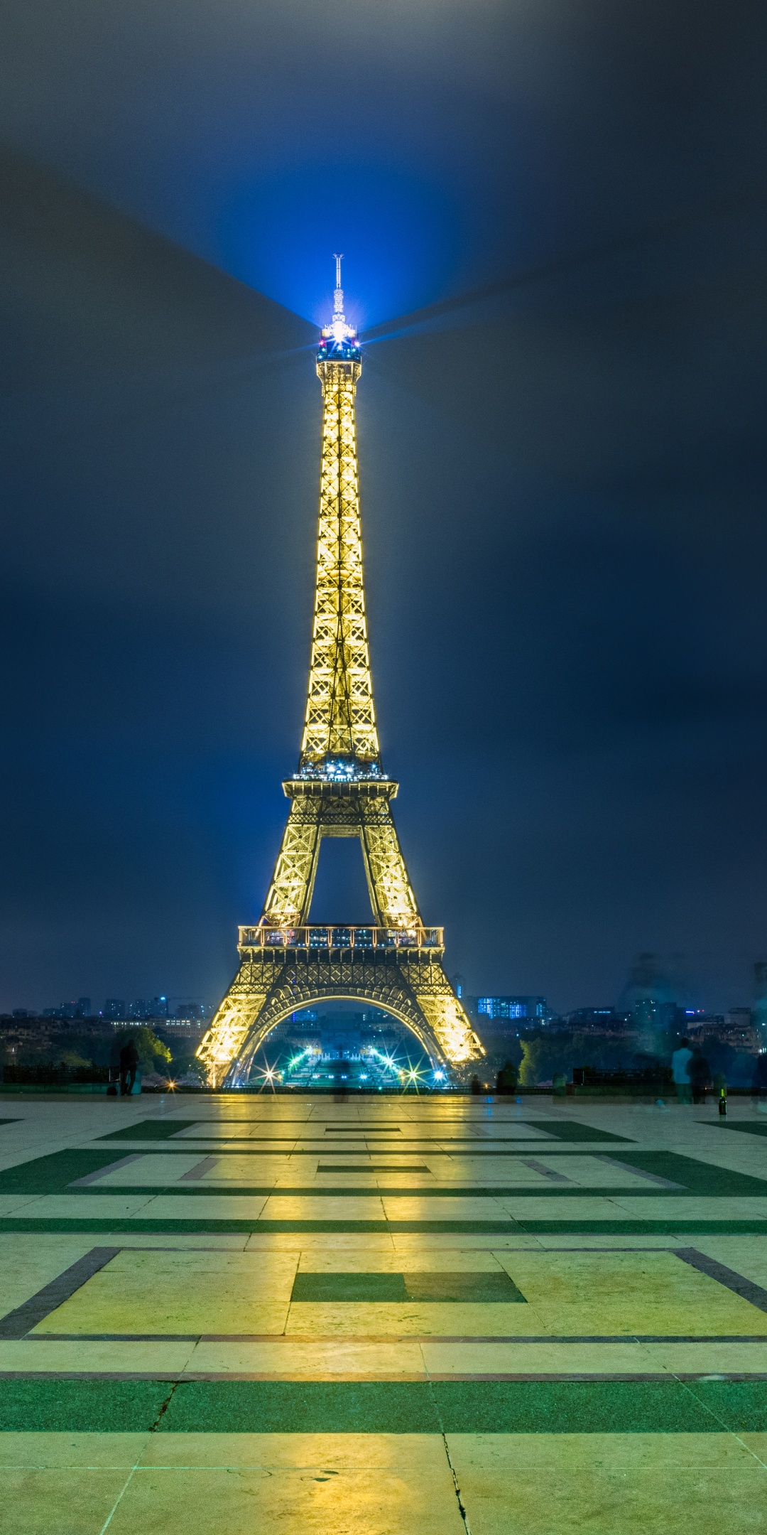 Eiffel Tower 4K Wallpaper, Paris, France, Night time